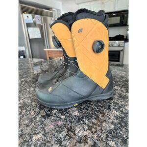 K2‎ Maysis Mens Snowboard Boots Size 10 Black Tan Double BOA Vibram B170300604